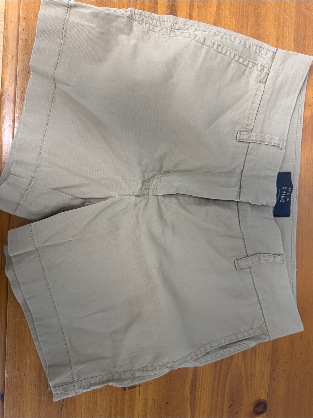 J. Crew womens Flat Front Chino Shorts - Khaki